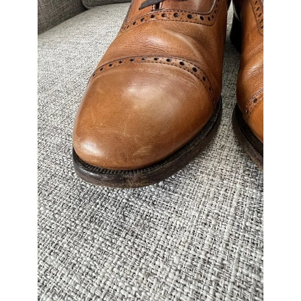 Alfred Sargent Blenheim Brogue Lace Up Shoes Brown UK 9 US 10 England